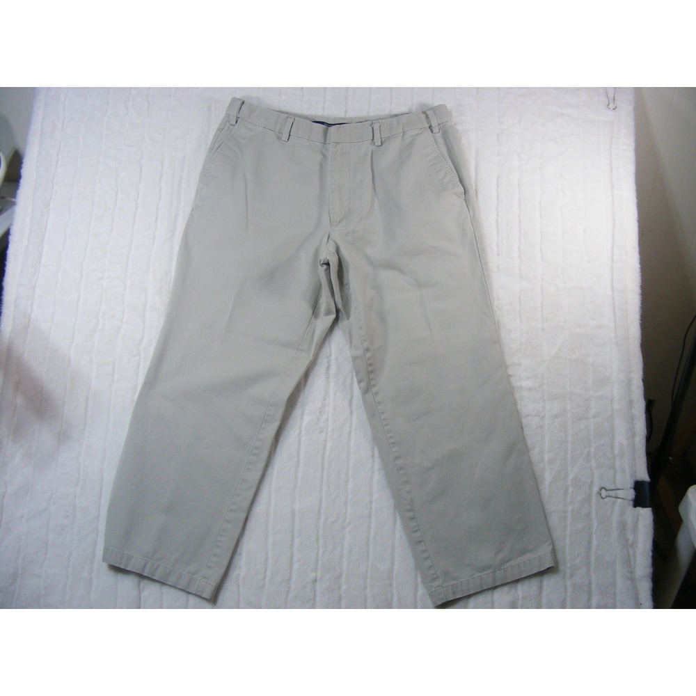 Dockers Chinos Mens 38x29 Tan Excellent Classic Fit Flat Front Khaki Pants